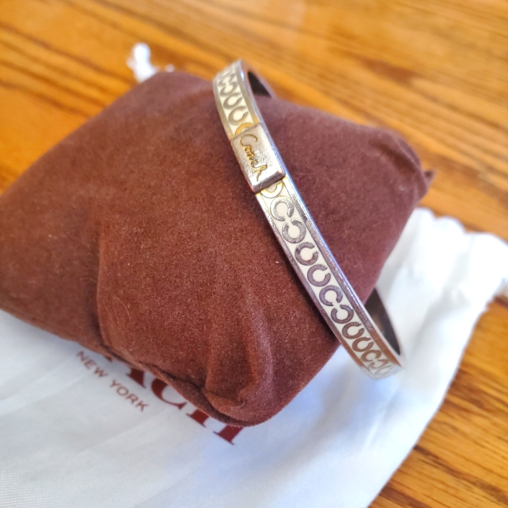 Vintage Coach bangle-style bracelet